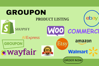 do product listing on groupon etsy amazon ebay walmart  shopify ebay listing