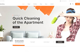 commercial cleaning website office house carpet residents gutter window website