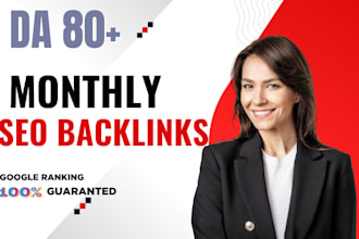 do diversified complete monthly SEO backlinks