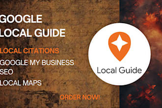 get points to improve your profile, and do google local guide account