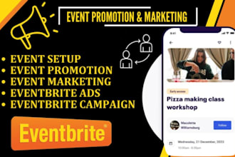 boost your event, expert promotion, marketing for eventbrite and more