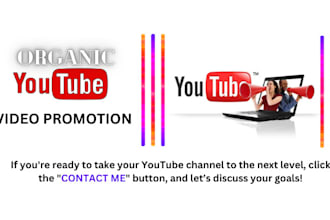 do organic traffic for your youtube channel or videos
