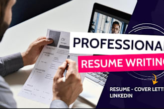 do expert resume cover letter and linkedin profile writing executive cv