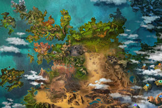create a fantasy city map illustration town map village map rpg map battle map