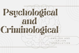 translate your psychological documents or articles