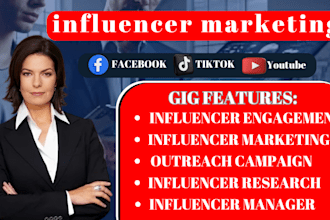 influencer marketing manager influencer research instagram influencer youtube