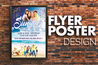 design creative flyer and poster