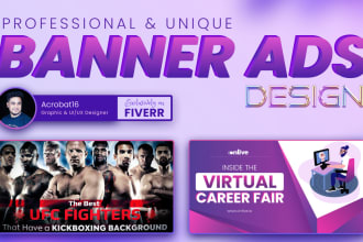 design professional  banner ads, blog, web headers for you