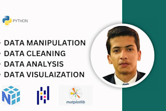 any task related to numpy, pandas, matplotlib and jupyter