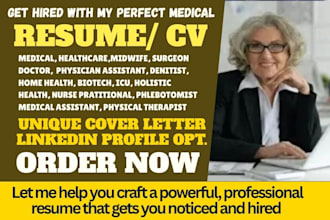 craft professional medical, nursing, healthcare, medical lab,  physician resume,