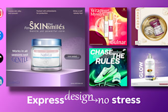 create quick and stunning designs for social media marketing
