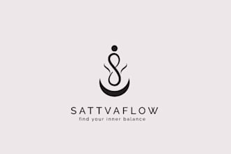 create a creative classic unique spa logo with new idea