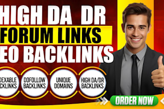 do high da dr forum posting high quality backlinks