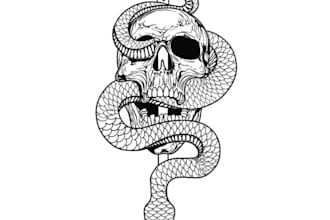 design you a tattoo through procreate using your ideas