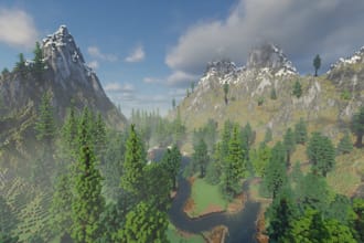 create a custom minecraft terrain map for you