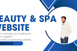 build mobile responsive wordpress website for beauty and spa
