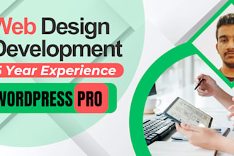 do custom, mobile friendly word press website in 24 hours