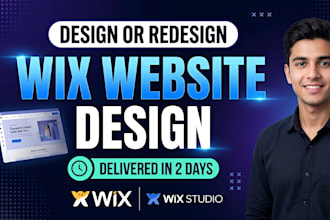 design ai wix website store wix studio website or wix redesign
