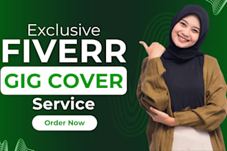 design clickable fiverr gig image and clickable fiverr cover