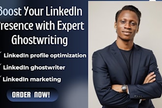 create linkedin ghostwrite profile writer jobs content, posts and articles