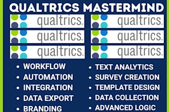 create qualtrics survey creation customizable templates conditional logic VA