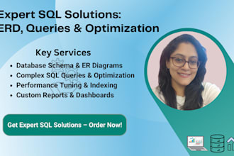 create mysql databases, erds, and write powerful sql queries