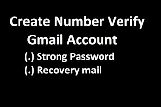 create number verify good quality cold gmail