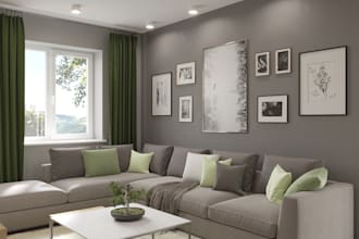 realistic 3d interior visualizatoin