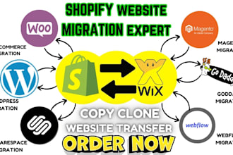 migrate wix to shopify website wordpress to shopify migration shopify to wix