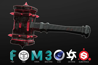 model 3d gun and 3d game assets, prop and high texture for unity unreal weapons