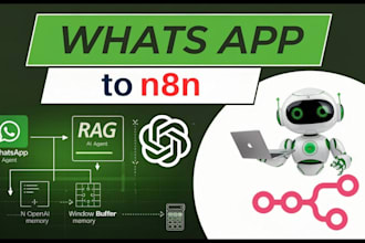 build n8n ai chatbot with whatsapp business api chatbot whatsapp bot wati api