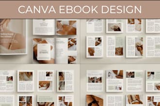 design canva ebook worksheet for kids yoga travel workout recipe agenda journal