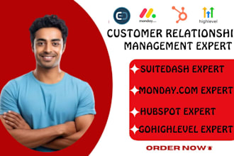 set up monday crm workflow suitedash automations ghl monday com board workspace