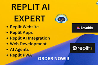 create apps with replit  develop replit ai apps supabase lovable n8n