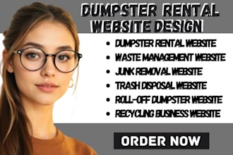 dumpster rental website dumpster booking site  management site and landing pages