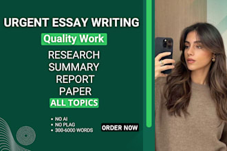do urgent essay writing as an essay writer