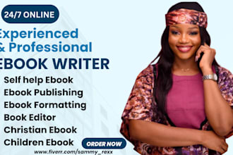 expert ghostwriter for engaging and well researched ebooks