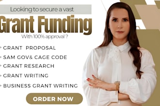 write a winning grant proposal, grant research and application, business plan