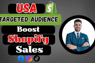 promote shopify store to reach all USA targeted audience to boost sales