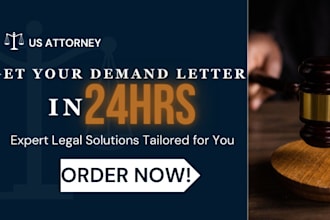 draft effective demand letter with letterhead in 24 hours