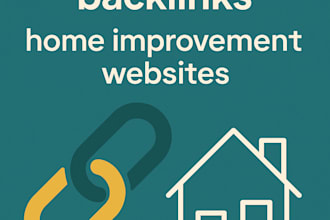 provide niche based backlinks from home improvement websites