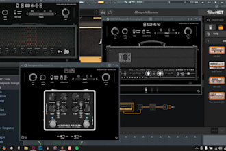 reamp your guitars, mix and master your song