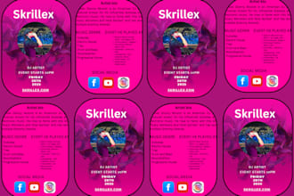 design dj epk media kit press kit speaker kit and one sheet