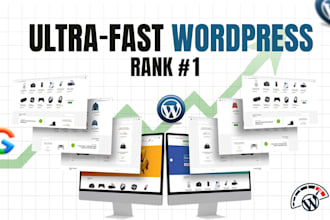 create a fast, SEO optimized wordpress website with astra or generatepress