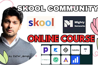 do skool community, membership funnel, skool community manager, mighty networks