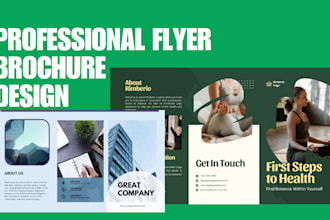 design professional business flyer brochure poster deign for your business