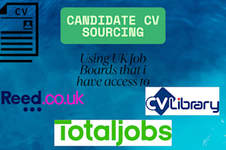 cv sourcing from UK job boards