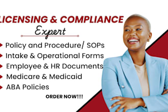 setup group home, home care, assisted living, aba, licensing policies and sops