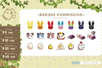 make cute customs badges