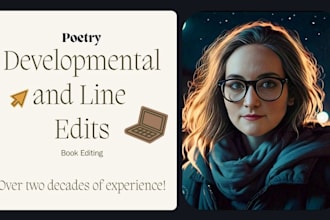 developmental and line edit your poetry